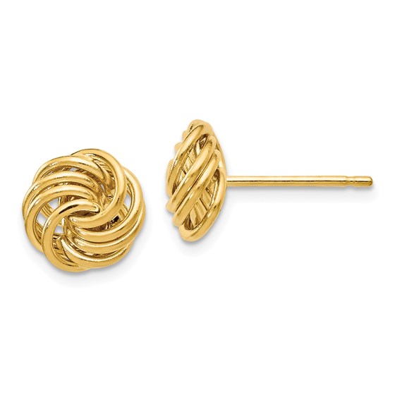 14k Gold Polished Love Knot Post Earrings 14k Gold Polished Love Knot Post Earrings